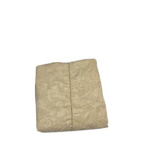 SureFit Tan Twin Bedskirt Brown Floral Luxury Bed